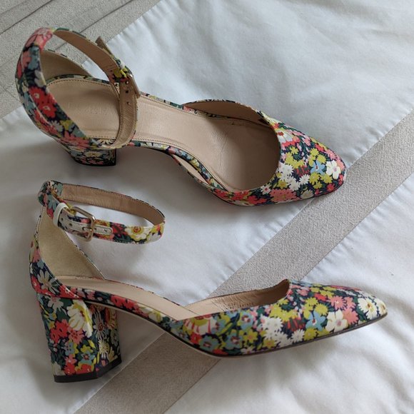 J. Crew floral shoes - Fabric - Picture 1 of 5